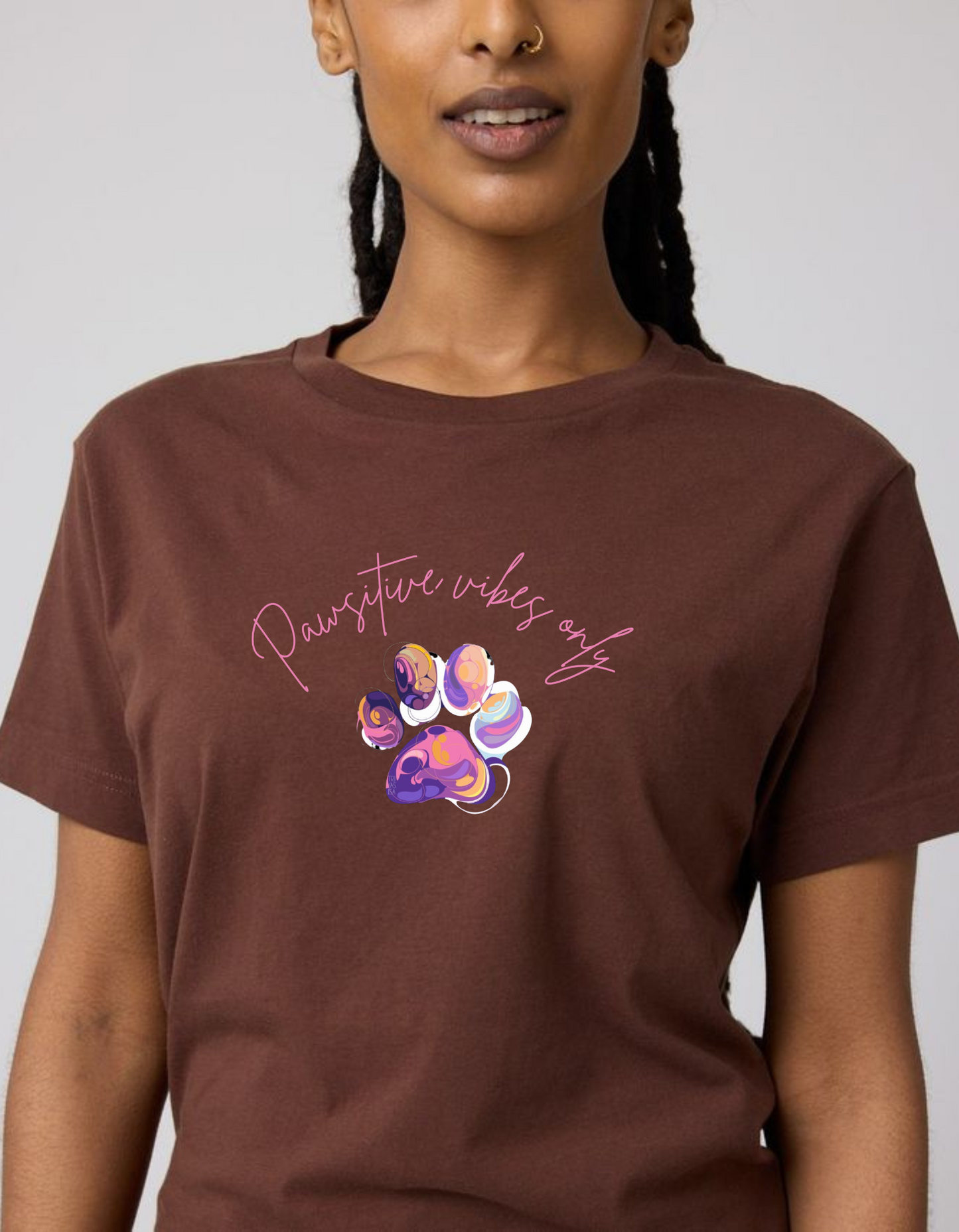 Pawsitive vibe only T-shirt