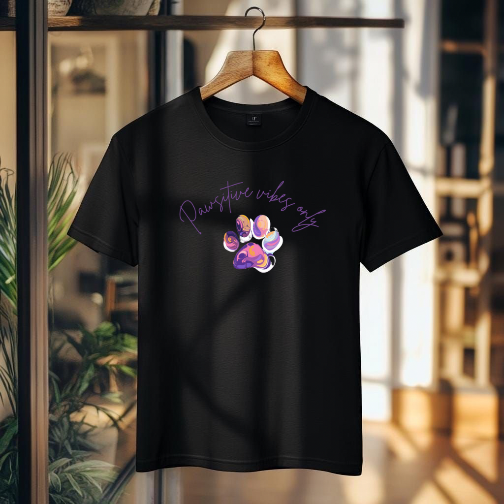 Pawsitive vibes only T-shirt