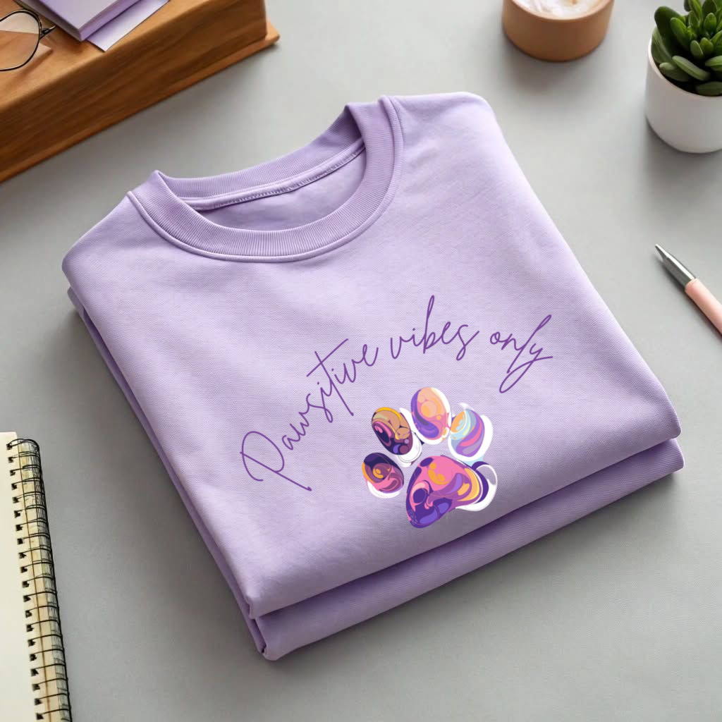 Pawsitive vibes only T-shirt