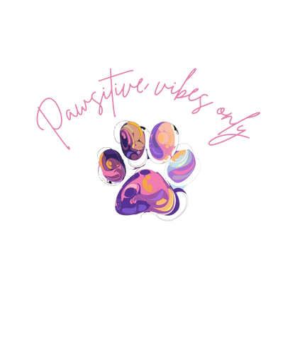 Pawsitive vibe only T-shirt